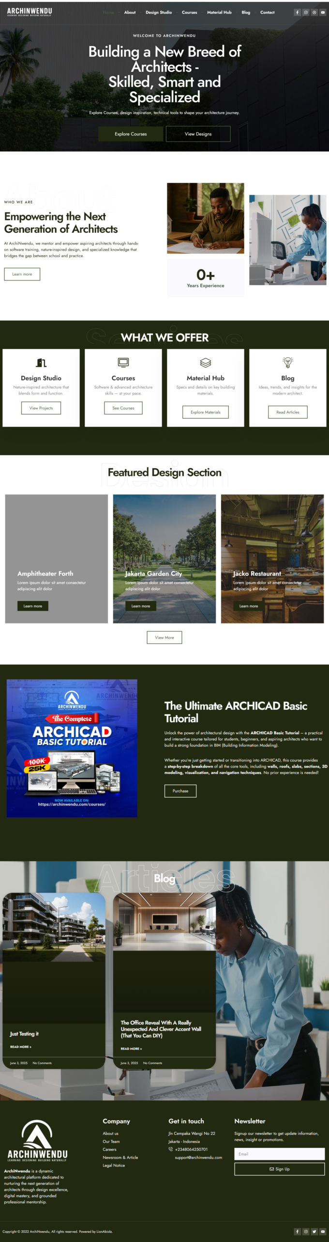 Architect Website