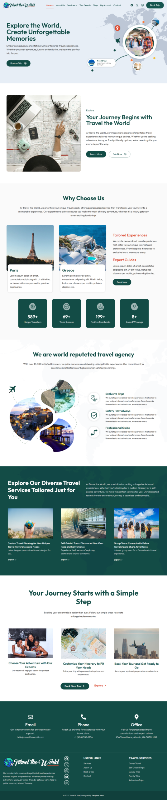 Travels and Tour Website